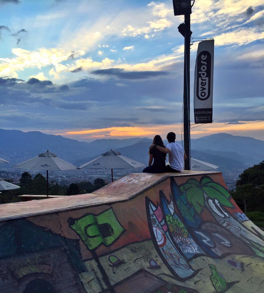 Mahalo restaurant medellin Colombia skate park