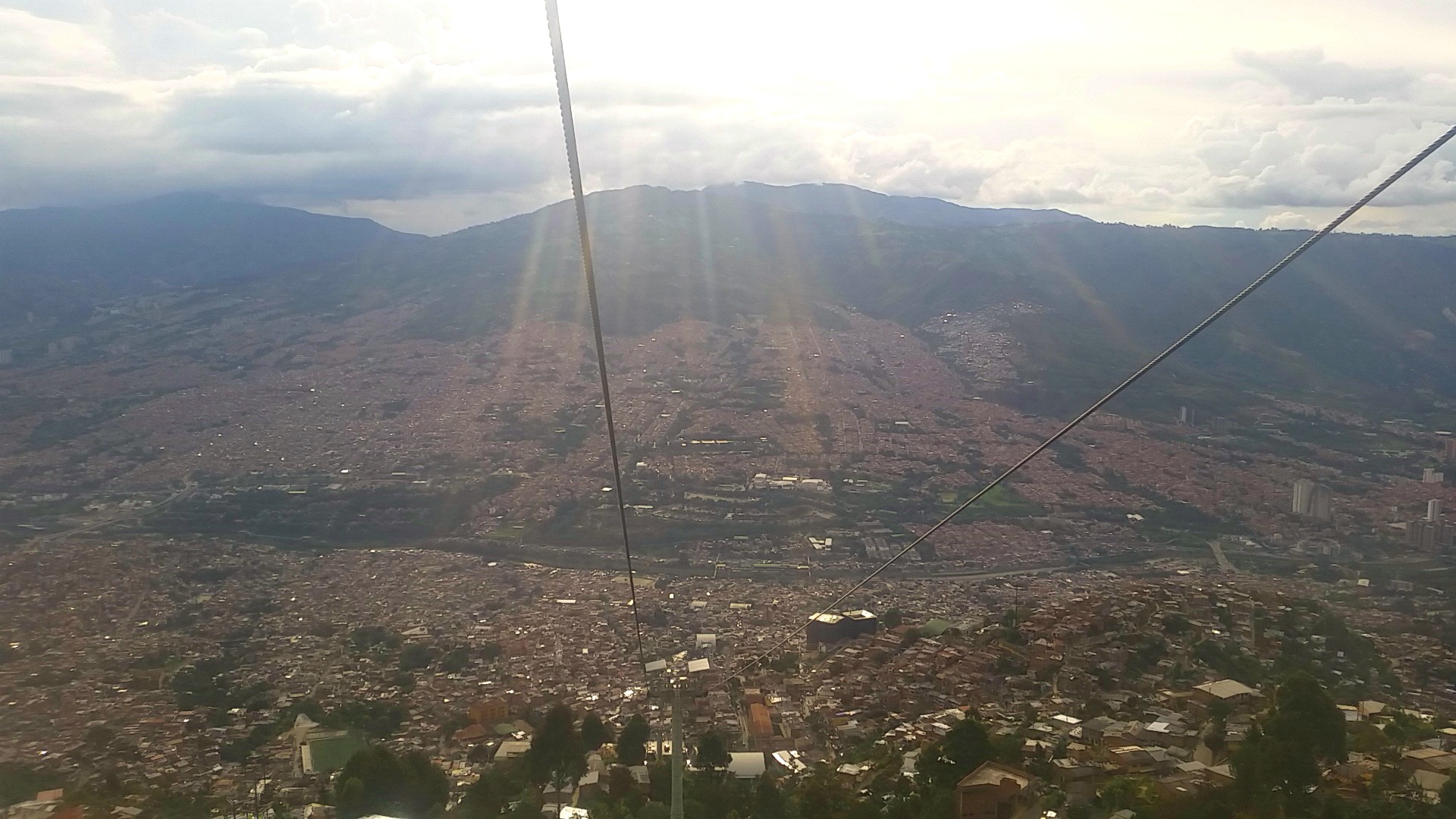 Medellin metro cable car