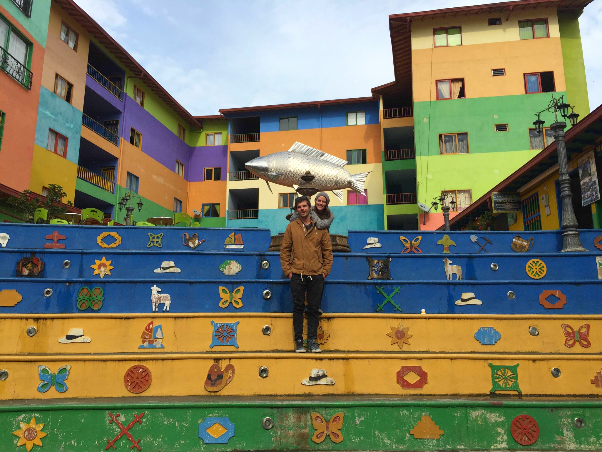 Culture stairs Guatape