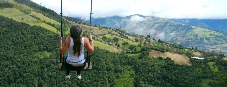 the swing at banos ecuador