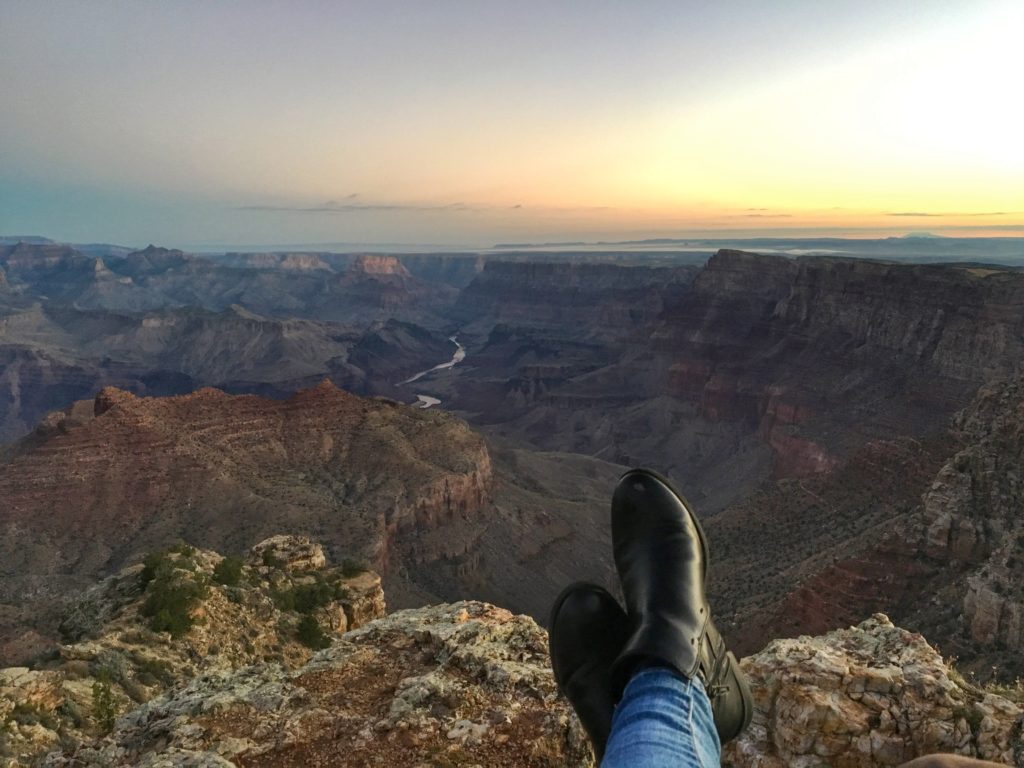 grand canyon sunrise at navajo point