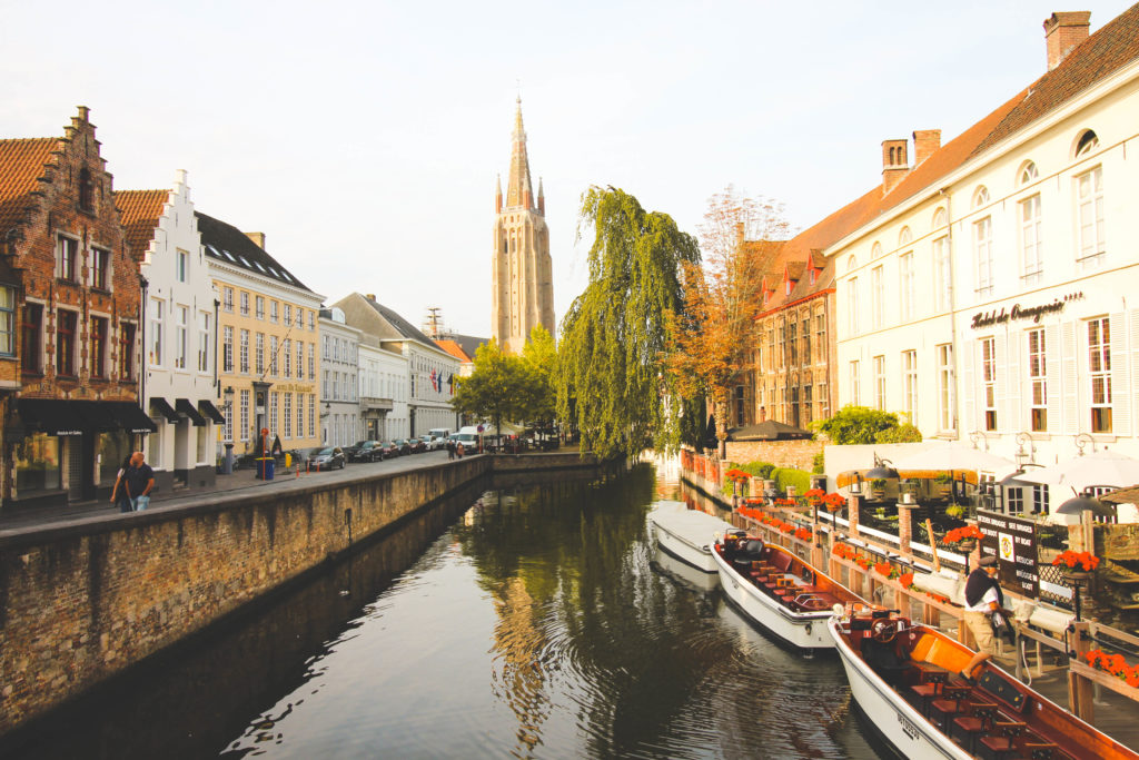 Bruges canal boat ride