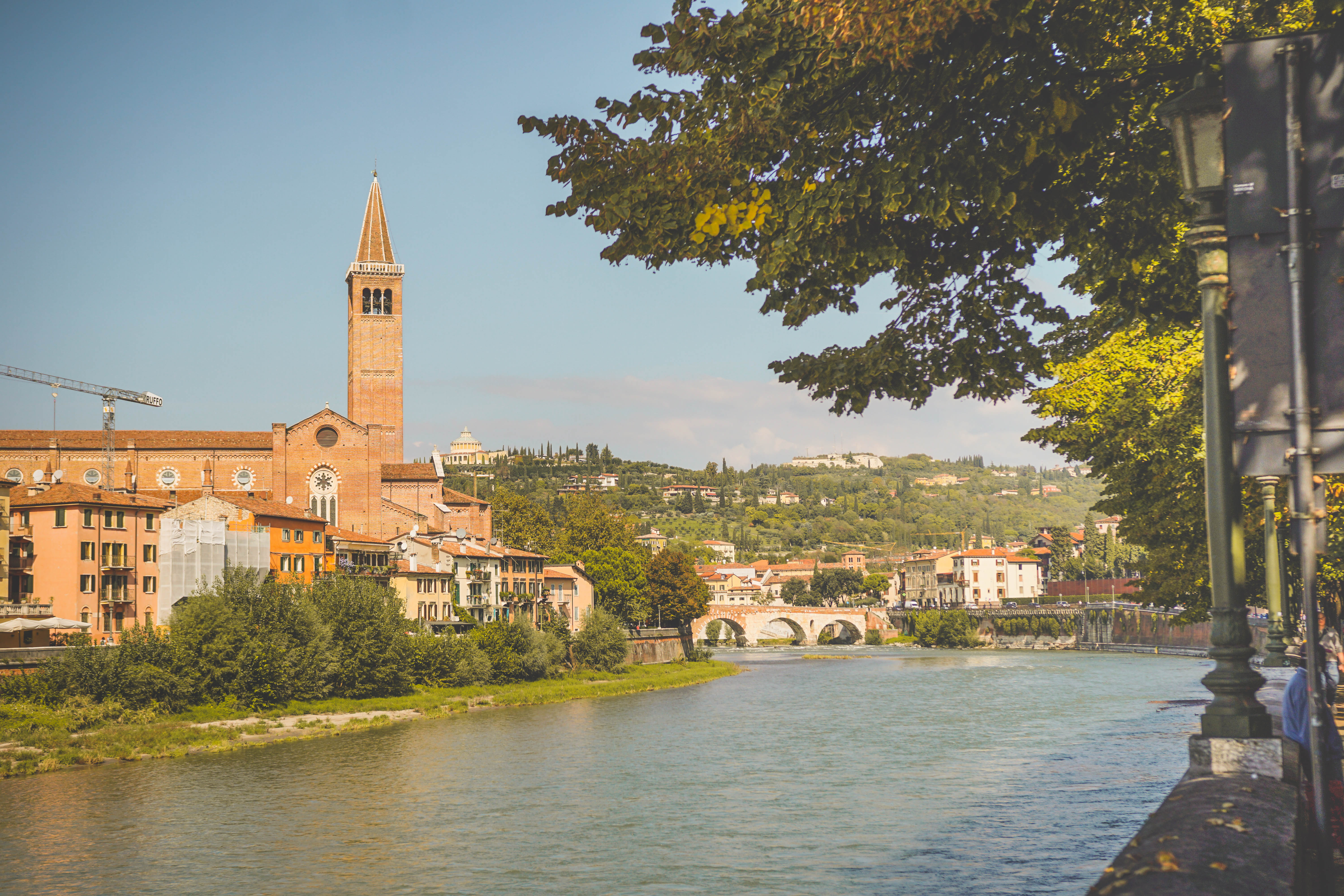 Verona Italy river bend