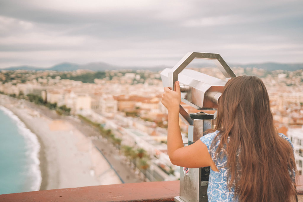 Nice look out point. 3 Nights in Nice - France Road Trip