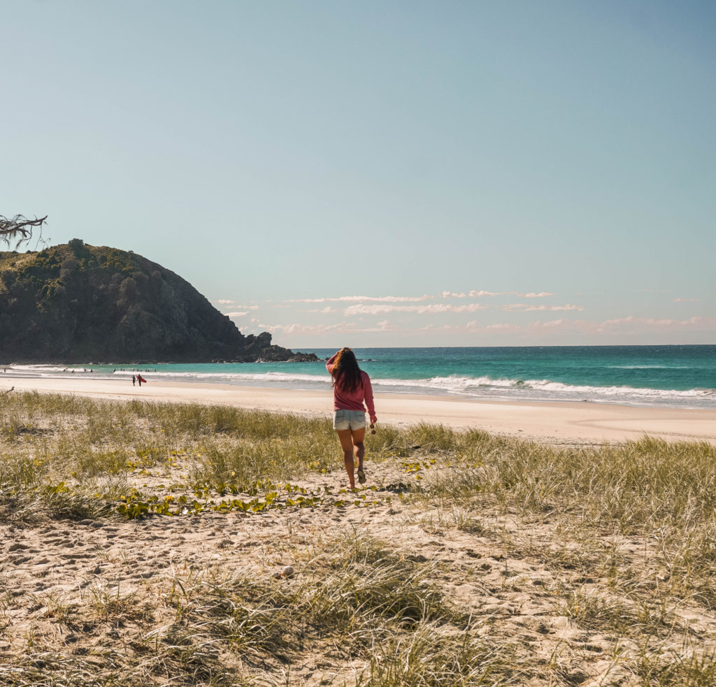 Tallow Beach Byron bay Cairns to Sydney 3 week roadtrip itinerary