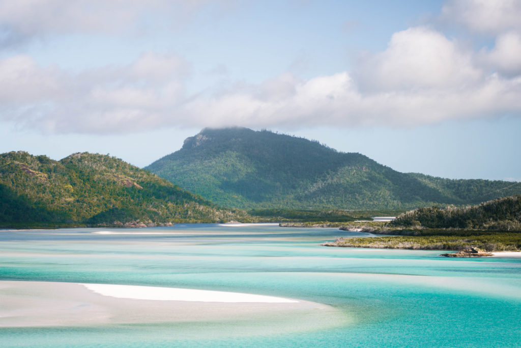 Hill Inlet Lookout Whitsundays Cairns to Sydney 3 week roadtrip itinerary