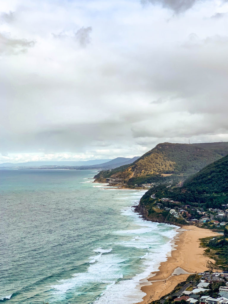 Stanwell tops lookout of seacliff bridge Cairns to Sydney 3 week roadtrip itinerary