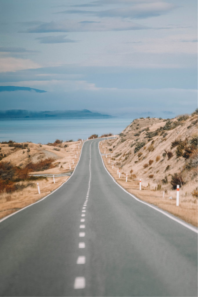 Lake Pukaki Mount Cook Road New Zealand Road Trip