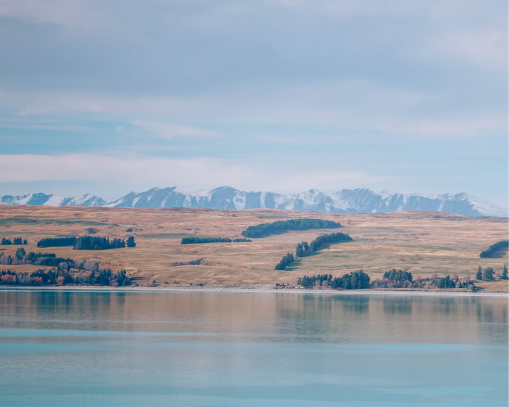 Lake Pukaki Mount Cook Road New Zealand Road Trip