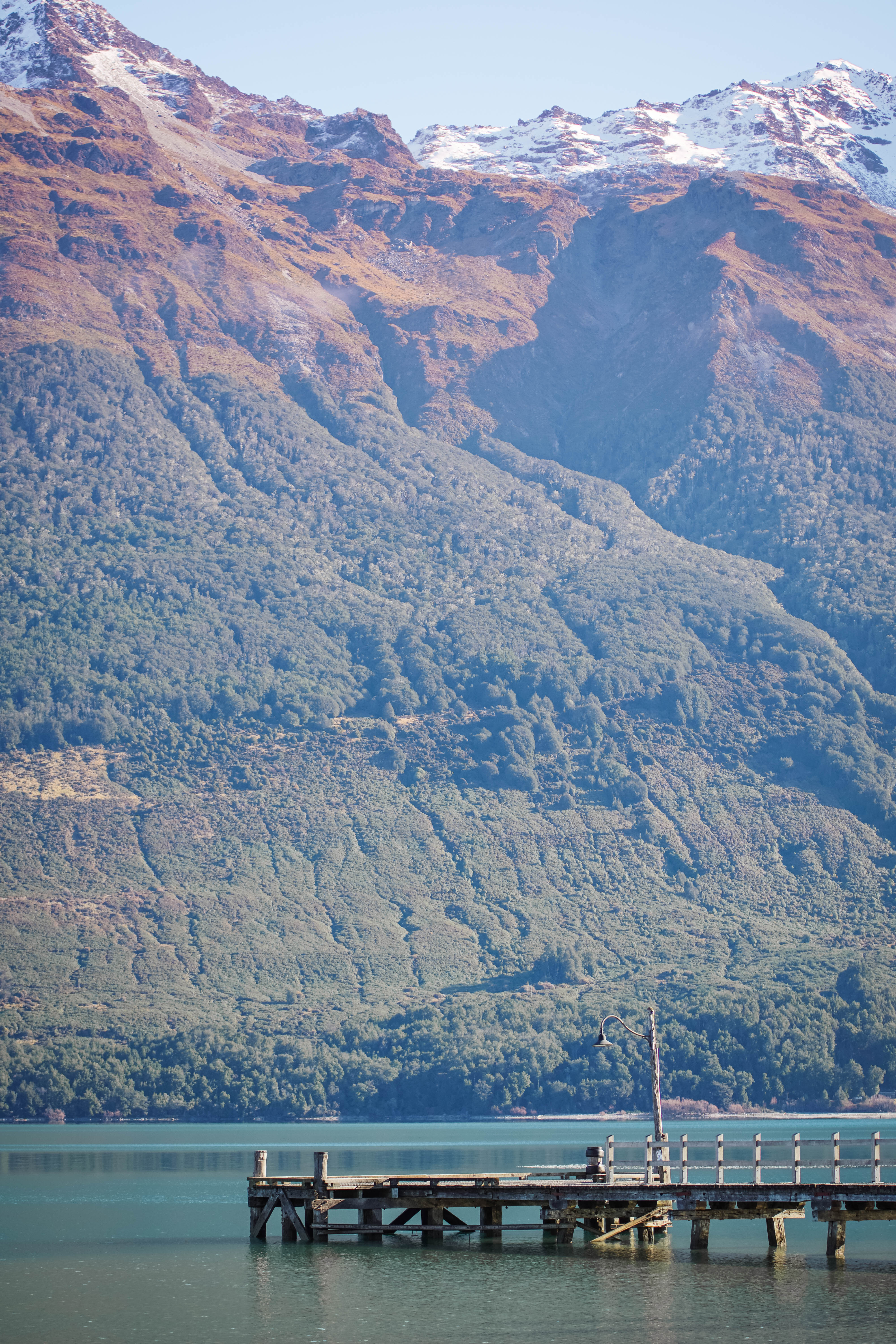 Glenorchy red boat shed